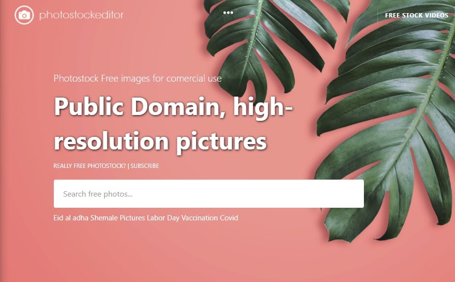 PhotoStockEditor site imagens grátis