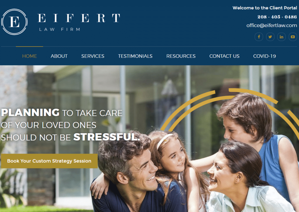    Eifert Law Firm | Sites para advogados   