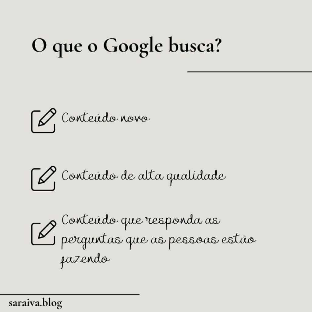 O que o Google busca | 10 estratégias de SEO 