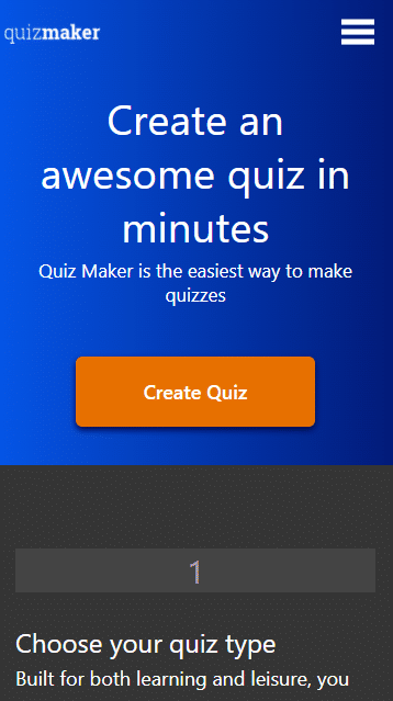 QuizMaker é o criador de quiz online mais fácil
