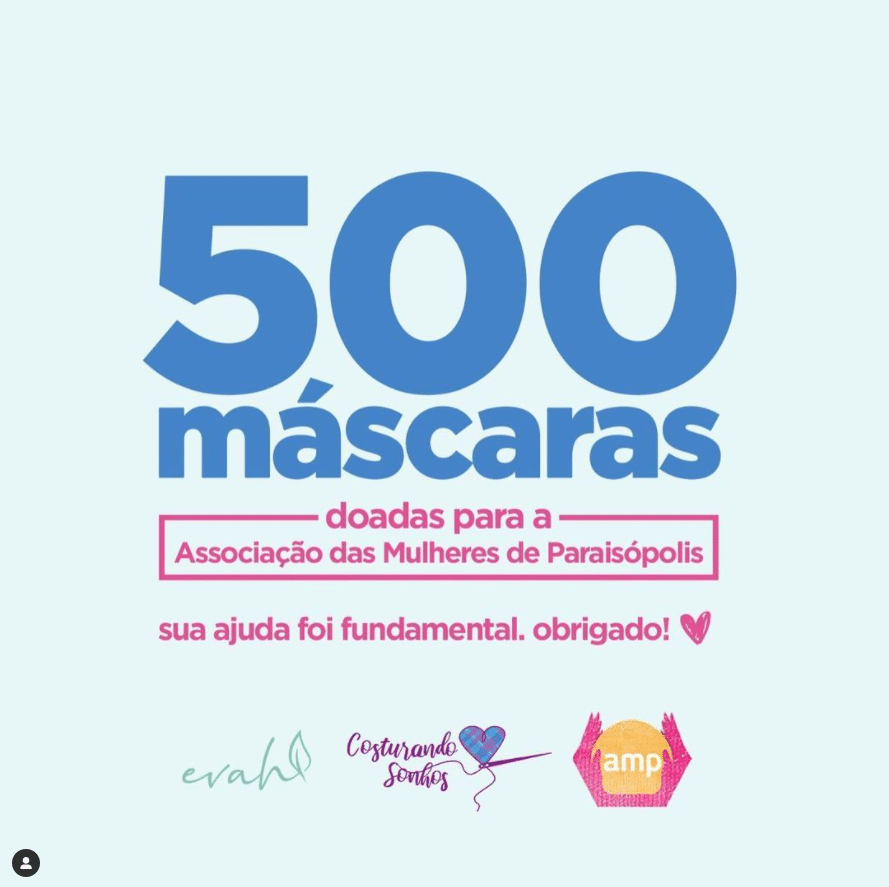 sorteio no instagram 500 mascaras